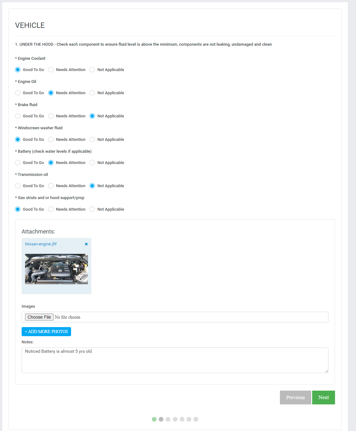 Vehicle and Equipment Pre-starts